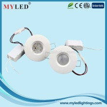 Desigh especial sin manchas de acero elegante para el hogar utilizando downlight empotrado de 2,5 pulgadas 5w